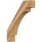 Ekena Millwork 6"W x 28"D x 36"H Merced Rough Sawn Knee Brace, Western Red Cedar BRC06X28X36MRC00RWR - alternate 1